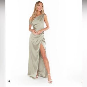 Show Me Your Mumu Jodie Luxe Satin Dress